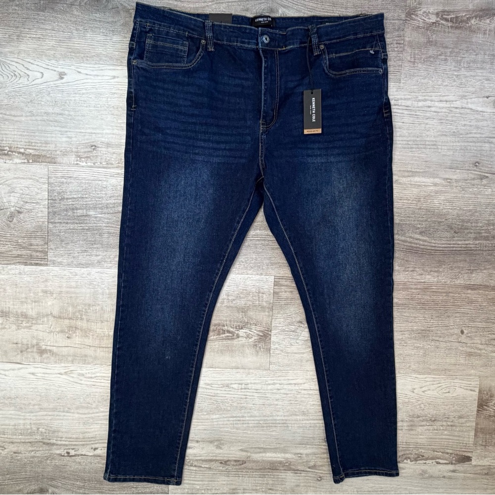 Kenneth Cole Regular Fit Stretch Denim Mens Jeans Size 44x32 Big and Tall